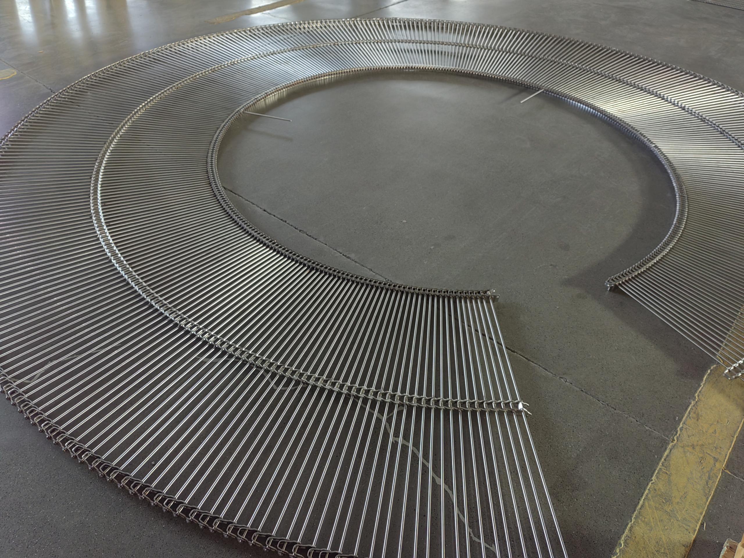 小半徑螺旋塔應(yīng)用-SR螺旋塔網(wǎng)帶