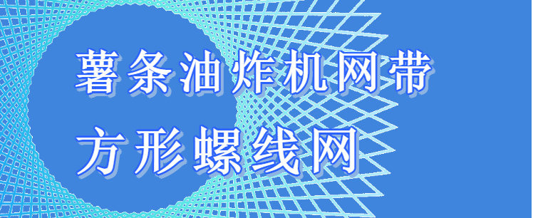 【案例分享】方形螺線的薯條油炸機網(wǎng)帶